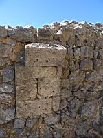 Chateau de Queribus, 2eme enceinte, Pt4, Vestige d'arc diaphragme